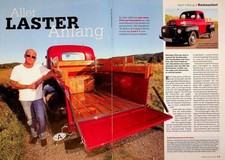 Oldtimer Praxis 2760) Ford F-1 Pick-up mit 95PS Restaurierung - ein interessante
