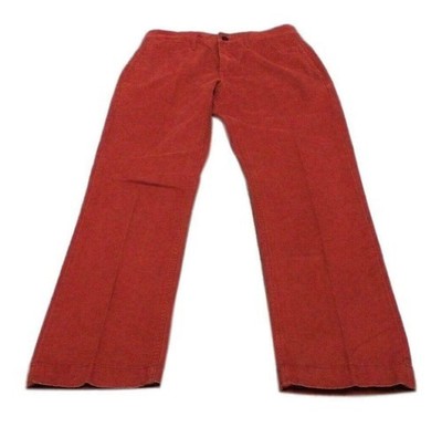 Gap Women's Dress Jeans (30 x 29) Rust 100% Cotton Back Button Pockets Excellent