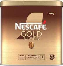NESCAFÉ Gold Blend Instant Coffee 750g Tin Smooth Rich Taste Premium Quality