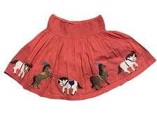 Mini Boden Prancing Ponies/Horse Skirt Size 7-8