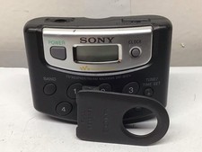 Sony Walkman SRF-M37V Portable AM/FM Weather Band Radio Belt Clip TESTED WORKS