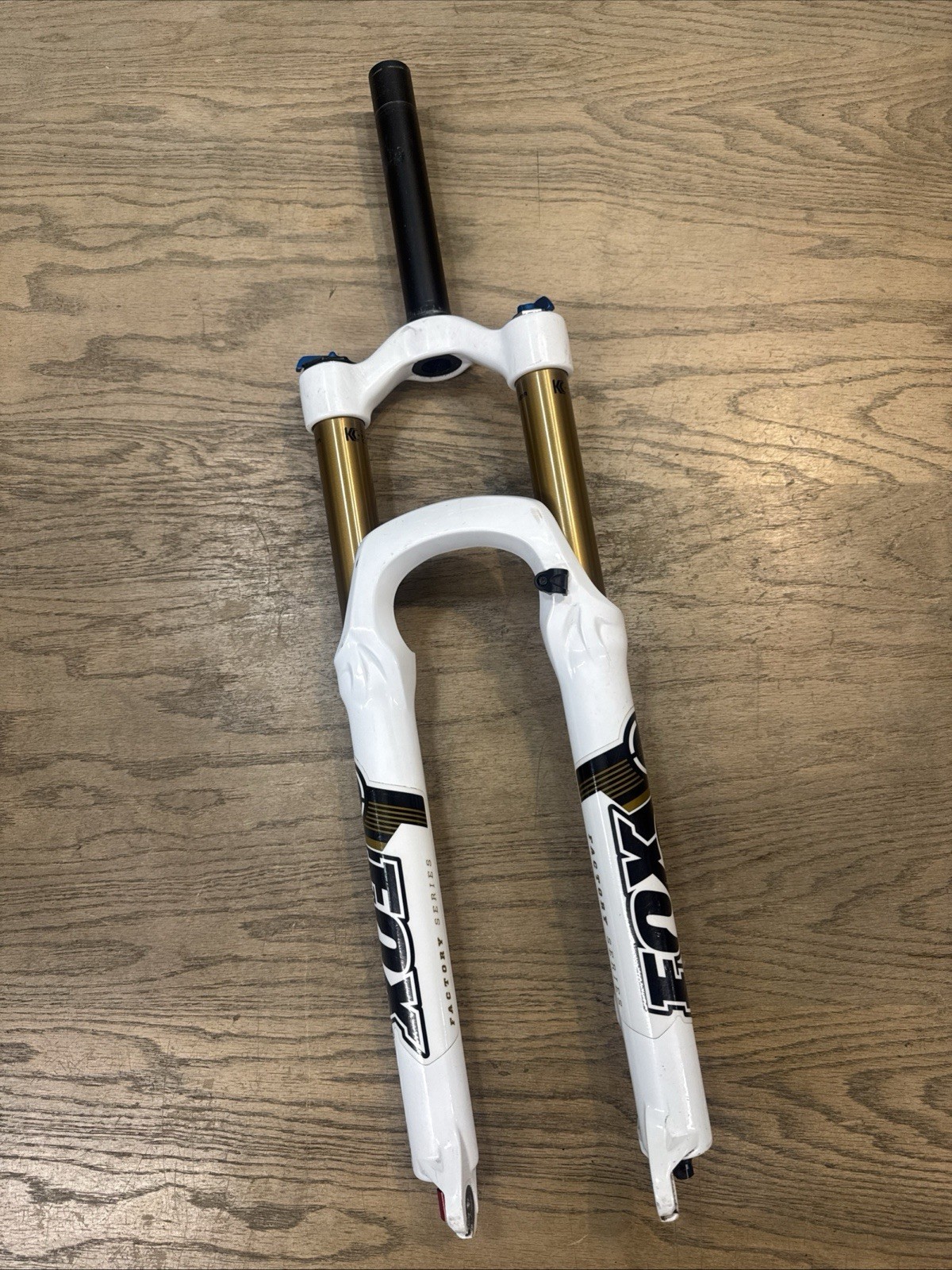 (Used) Fox Factory TALAS 140mm 26” QR Kashima 2014 Mountain Bike Fork (329.99 USD) (Used) Fox Factory TALAS 140mm 26” QR Kashima 2014 Mountain Bike Fork (329.99 USD)