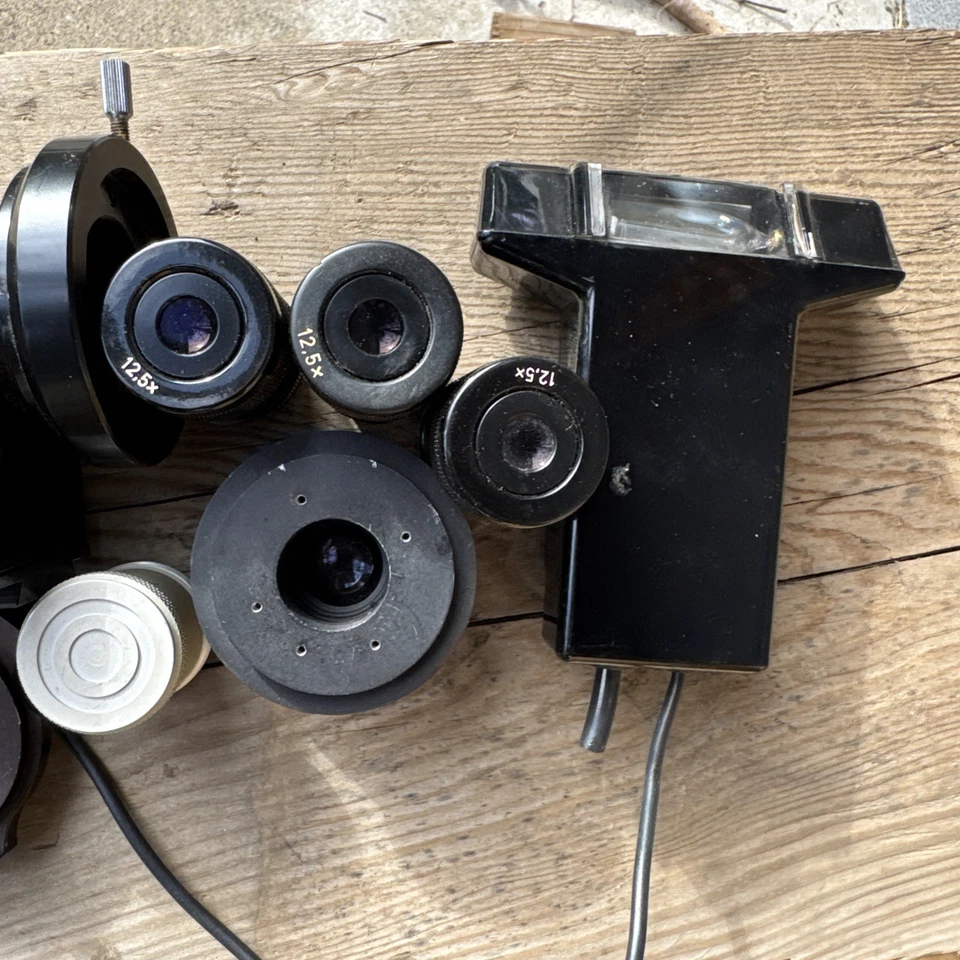 Microscopio Carl Zeiss 200/1,25x hecho en Alemania Foto 2 de 4