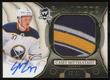 2018-19 Upper Deck The Cup Limited Logos Patch Casey Mittelstadt Auto /50 #LL-CM