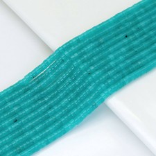 Amazonite Jade Smooth Heishi Beads, Sku U1826