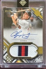 Chipper Jones 2025 Topps Transcendent Collection Patch Auto /25 Atlanta Braves