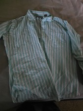 Vintage Saturdays Generation Striped Button Down Shirt Size L