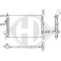 KüHler MotorküHlung Diederichs DCM3866 Diederichs Climate FüR Ford