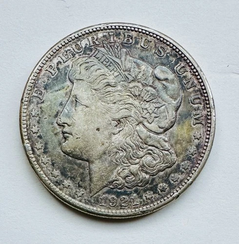 1921-S Morgan Silver Dollar, VF