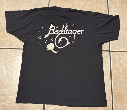 80s Badfinger Music Note Shirt M/L Beatles Harry Nil 1980s vintage concert t-shirt, vintage, single stitch, B+ condition