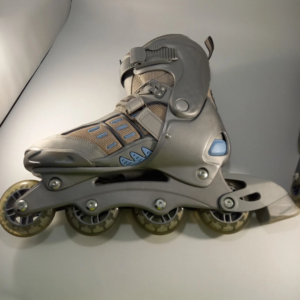 Crazy Creek Inline 125 Damen Rollerblade Inline Skates grau & blau Gr. S sehr guter Zustand - Bild 4 von 4