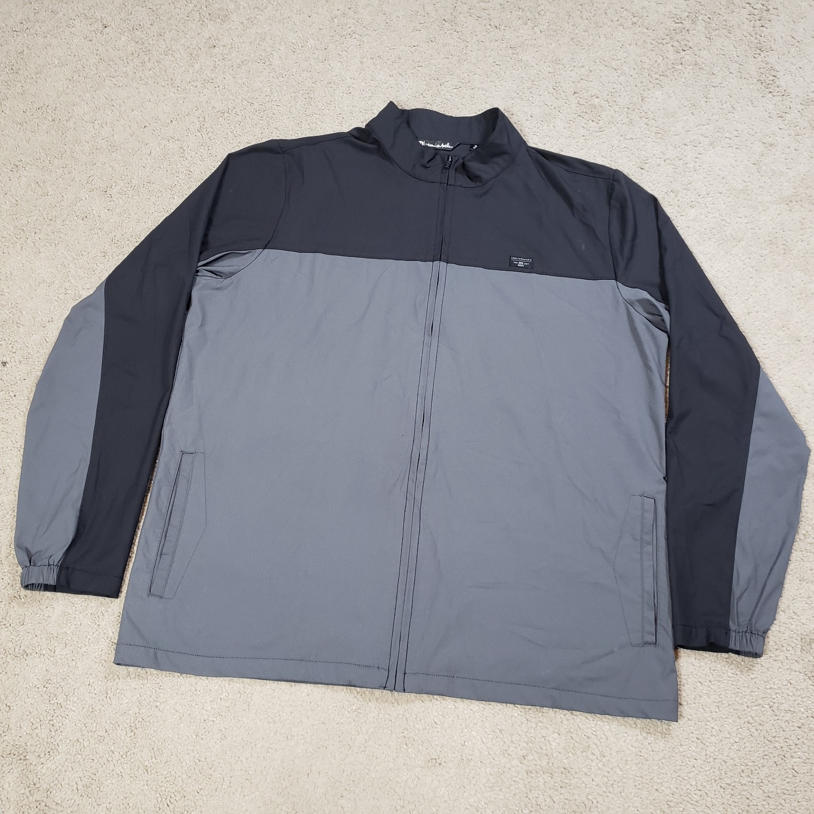 Travis Mathew Jacket Men XL Black Gray Future Pri… - image 2