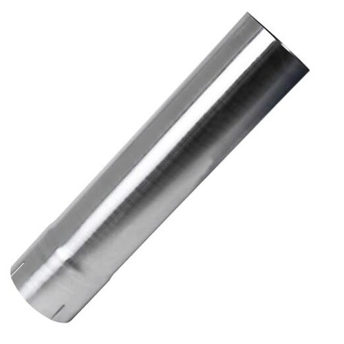 4 Inch Exhaust Pipe - T304 Stainless Steel Straight Tubing, Flared End Slip Fit Connector
