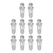 10pcs Steel Straight Grease Fitting M6 x 1mm Thread Hydraulic Grease Fitting