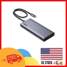 Ultra-Fast 8-in-1 USB-C Docking Station with 4K Triple Display and 100W PD