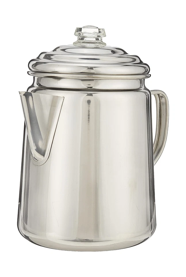 Coleman Percolador de Café de Acero Inoxidable, Capacidad 12 Tazas Duradero... Envío Rápido Foto 2 de 4