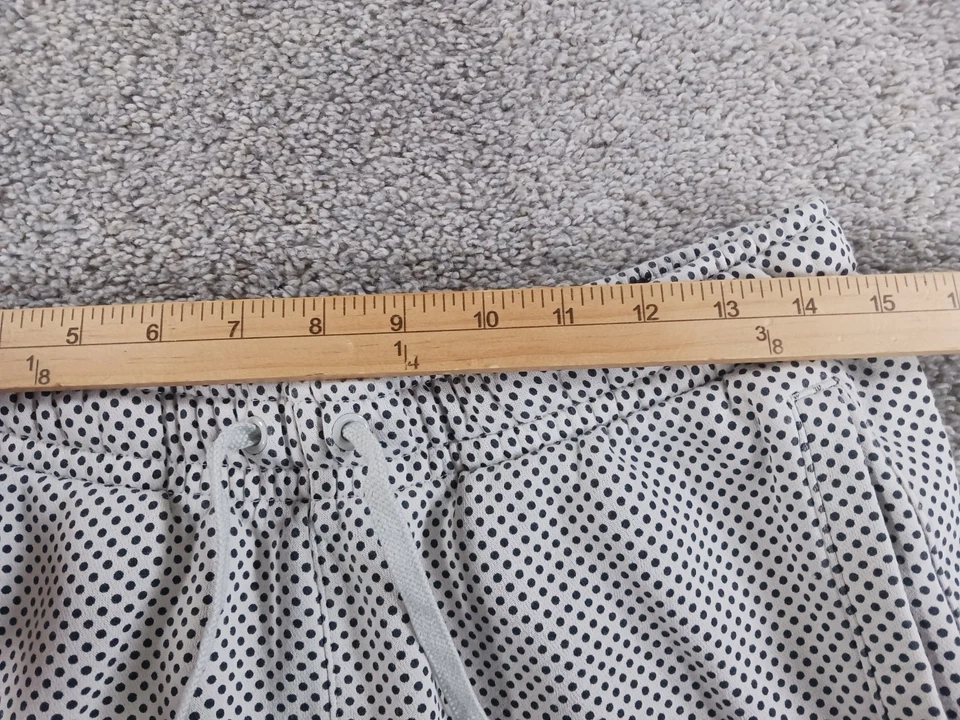 耐克大号男式运动短裤灰色黑色波点棉混纺抽绳 — 第 4/4 张图片