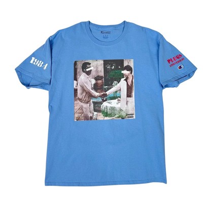 Benny The Butcher Plugs I Met Anniversary Tee Baby Blue Brand New Size XL