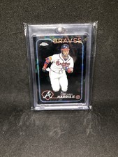 Michael Harris II 2024 Topps Chrome Sapphire Black /10 | #243 Braves