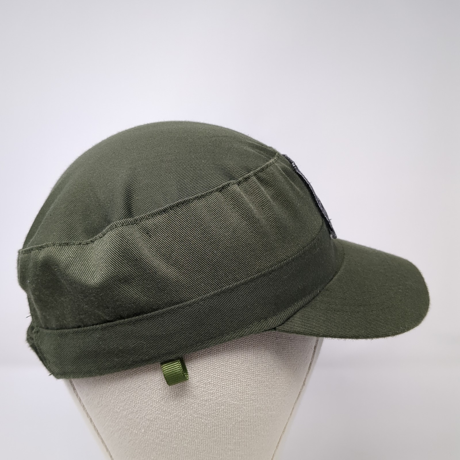 USA Flag Patch Strapback Cadet Army Cap Green One… - image 5