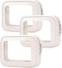 3PCS Diaper Bag Organizer Pouch Set  Clear Organizer Bags,Tsa Approved Toiletry B
