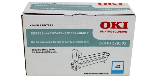 Okidata 01229303 Trommel Cyan 20.000 Seiten FüR Okidata Es2232A4/Es2632A4-image