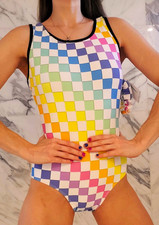 Destira Gymnastics Leotard Adult Medium AM Competition Dance Aerialist Costume