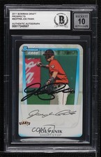BAS 2011 Bowman Draft Prospects Joe Panik #BDPP68 BGS Authentic Auto 0q3