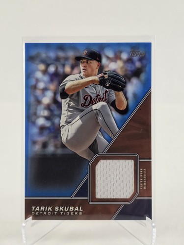 2026 Topps Series 1 Tarik Skubal Major League Material Relic Jersey Blue /150