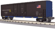 MTH 30-74884 Norfolk Southern NS Veterans 50' double-door box car #490011 NIB