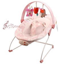 Baby Bouncer Baby Bouncer seat, Infants Bouncy Seat with Music Sensory To...