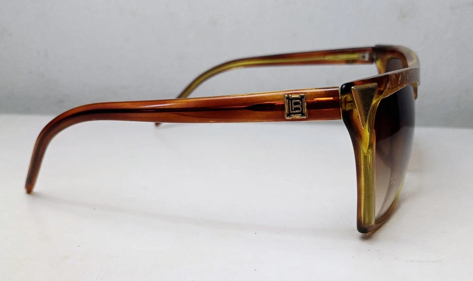 Gafas de sol LAURA BIAGIOTTI años 80 Moda Hechas en Italia Modelo P37 Gafas Gato Foto 4 de 4