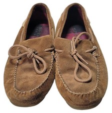 Sperry Top-Sider Suede Moccasins Slipper Plaid Flannel Lined Boat Shoe, Men 11M