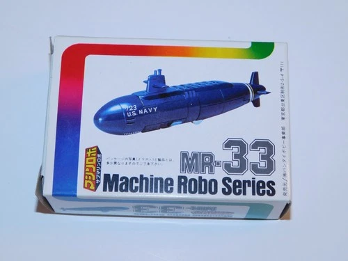 BANDAI MACHINE ROBO MR-33 SUBMARINE - BOX IN GREAT CONDITION 1983 - READ DETAILS