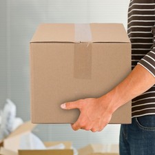 50pcs 12 "x 10" x 8 " 30.5x25.4x20.3 3mm thick corrugated cardboard box in kraf