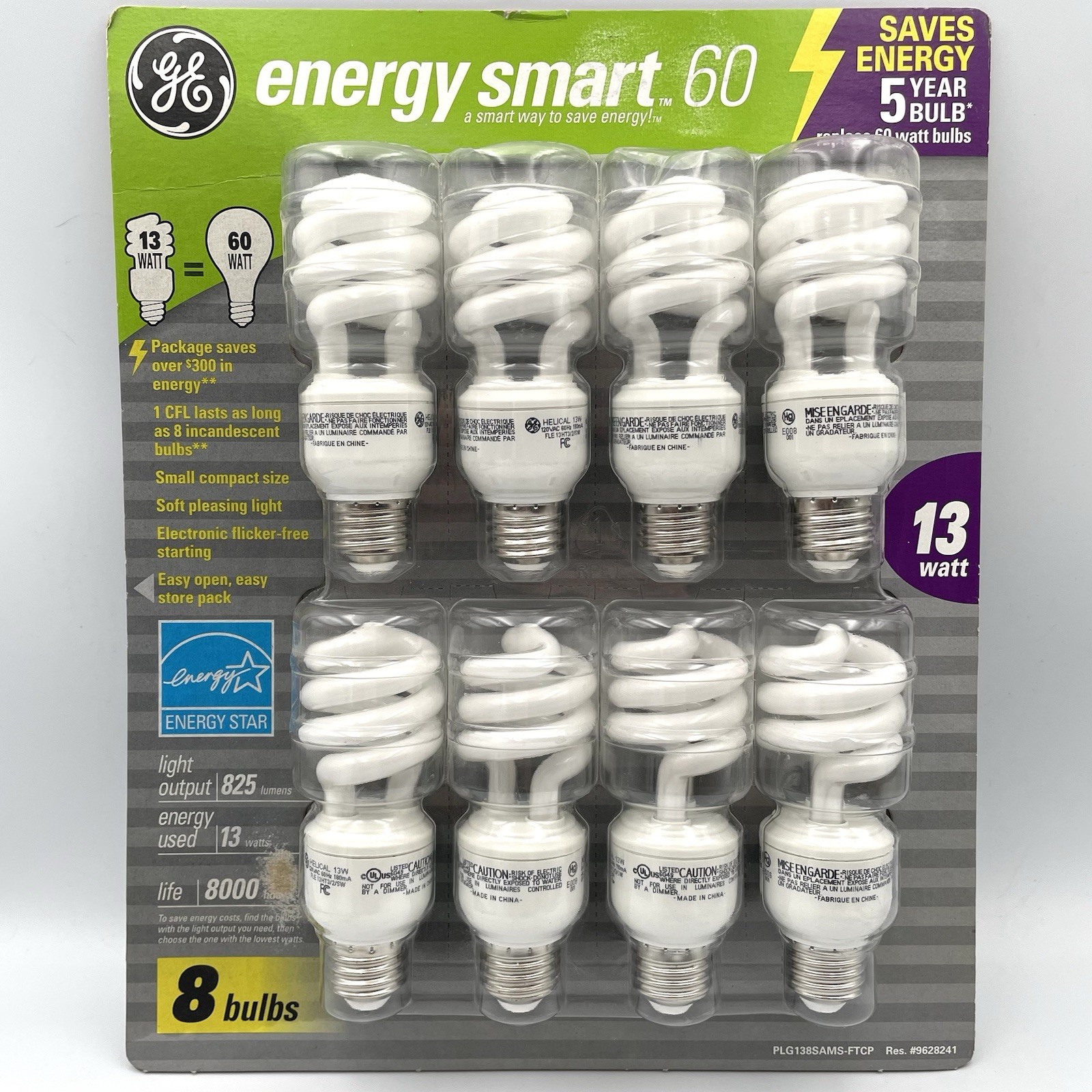 (replaces 60 Watt) 8-pack