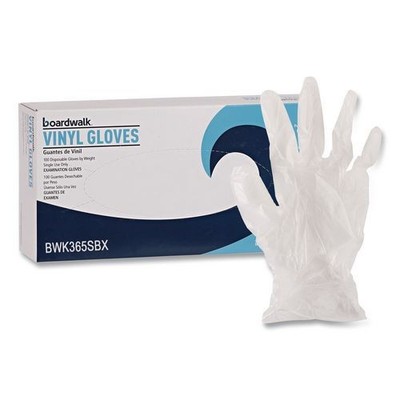 Boardwalk General Purpose Vinyl Gloves, Small, 2.6 mil Thick, 9.5'' Long, 100/Box