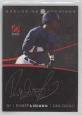 2012 Onyx Platinum Prospects Silver Ink Rymer Liriano Auto 0b0