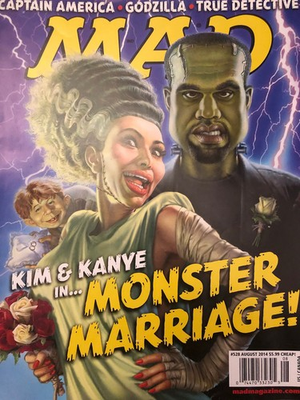 #ad MAD MAGAZINE KIM amp; KANYE AUG 2014 MINT $299.00