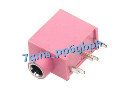 1 PCS NEW PJ325 PJ-215 3.5mm headphone socket five-pin audio socket female pink 