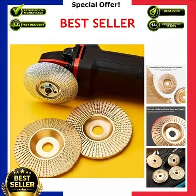 100mm Wood Grinding Disc Set 3 Pcs 16mm Bore Angle Grinder Carving Wheels