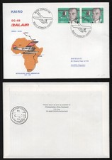 1977 Switzerland Balair Flight Cover Zurich to Cairo Egypt