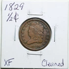 Photo of a 1829-P Half Cent from an eBay listing that sold on Jul 3, 2026