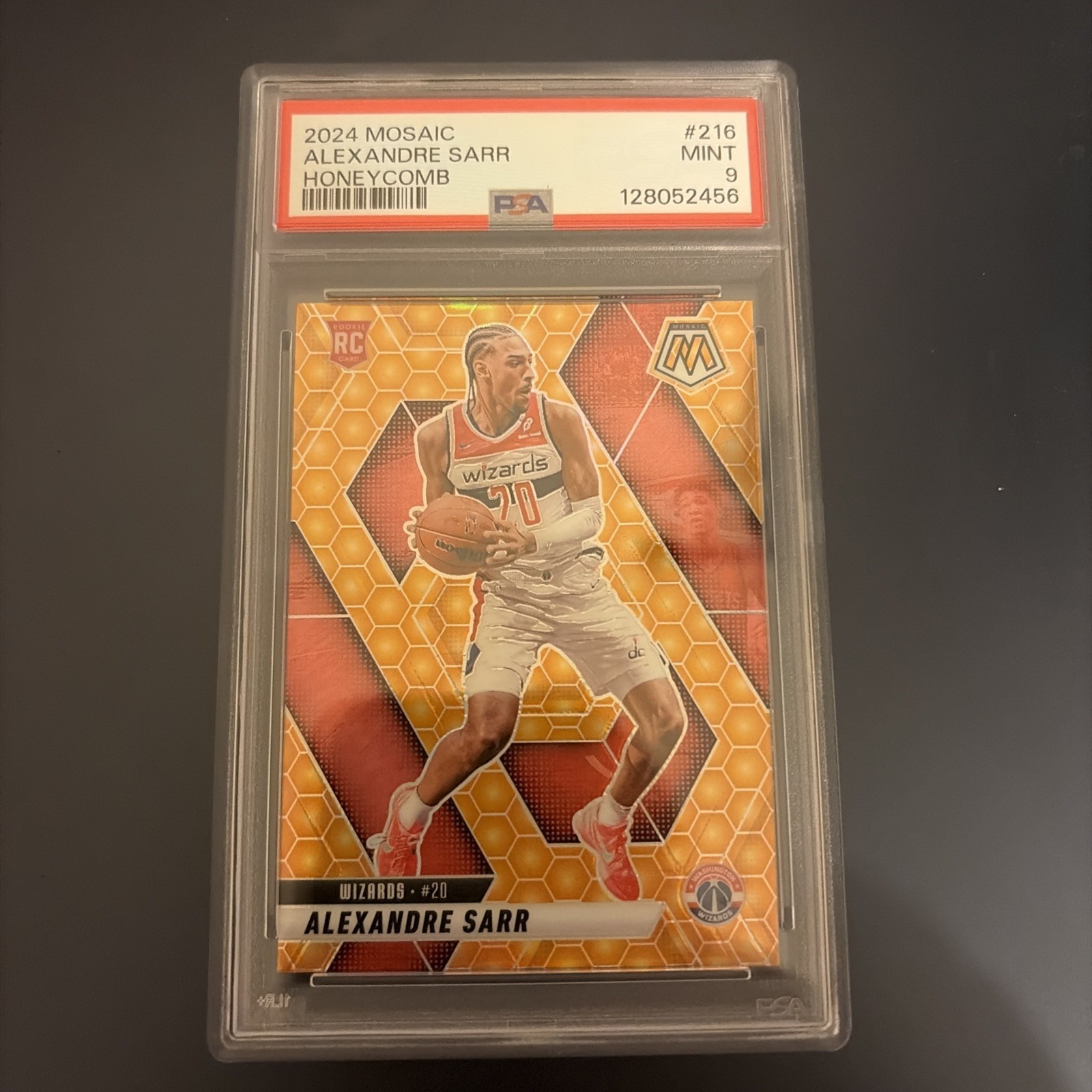 2024-25  Mosaic - Rookies Alexandre Sarr #216 Honeycomb Mosaic Prizm case hit 