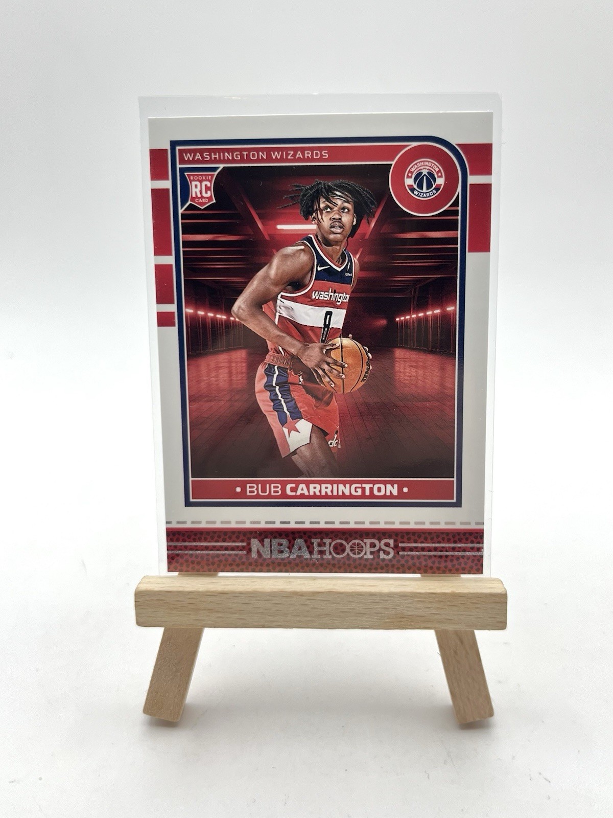 2024-25 Panini NBA Hoops Bub Carrington (RC) #244 Washington Wizards Rookie