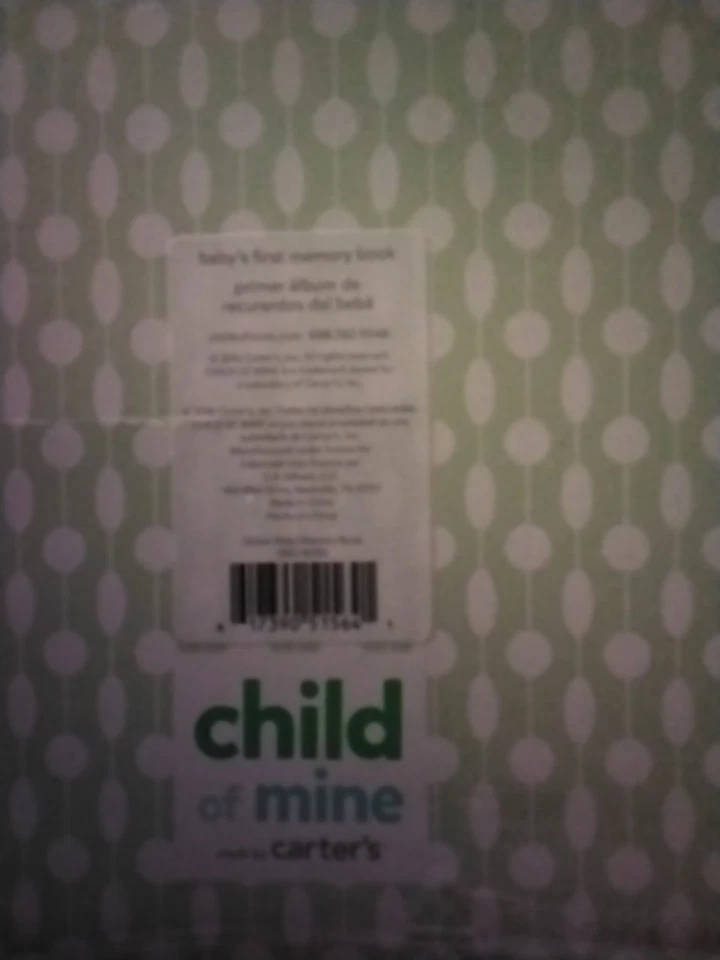 Little One. Carter's Child of Mine Baby Memory Book - Image 4 of 4