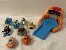 2013 Mattel Octonauts Gup Speeders  Launcher LOT Of 8 Mini Gup Vehicles Cars