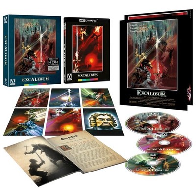 EXCALIBUR [4K UHD, 2-24-2026] 3-Discs + w/Bonus Features + Slipbox/Slipcover NEW