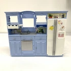 Vintage Mattel 2002 Barbie Dollhouse Furniture In Blue