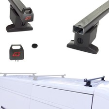 Für PEUGEOT Boxer 2 II L1/H1 ab 21 Fixpunkt Schwarz Stahl Dachträger G-F